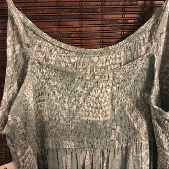 NWT Sage patchwork maxi babydoll dress - Picture 3 of 6